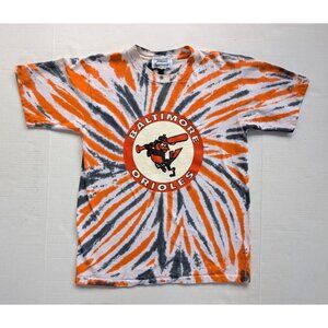 Vintage Baltimore Orioles Tie-Dye Shirt Mens Medium 90s MLB
